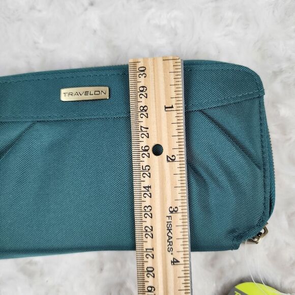 Travelon Safe ID RFID Blocking Wallet Teal - Picture 6 of 8